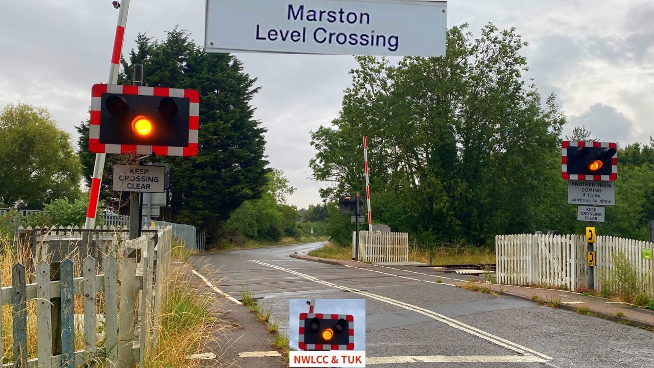 (Halogen Lights) Marston Level Crossing, Bedfordshire