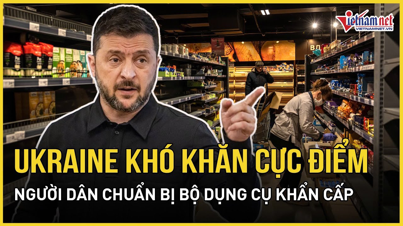 Ukraine khó khăn cực điểm, lệnh tích trữ lương thực trong giá buốt âm 10 độ C, hệ thống điện sụp đổ