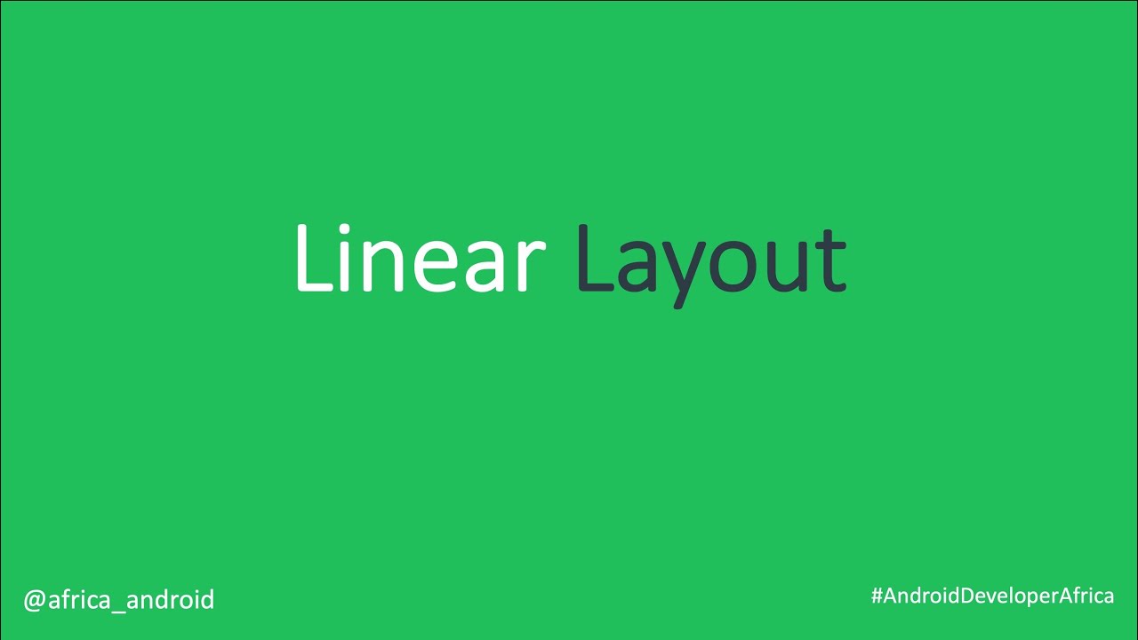 LinearLayout