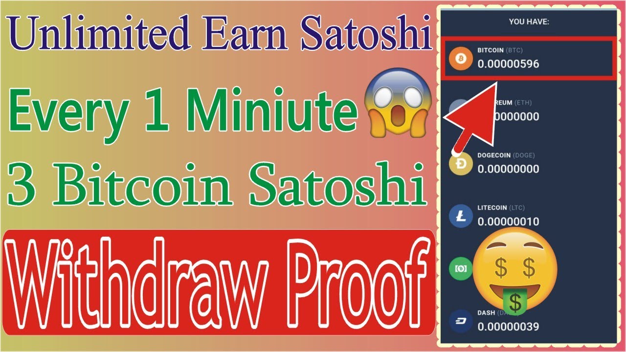 Unlimited Earn Satoshi 🤑 | New Free earning site 🥰