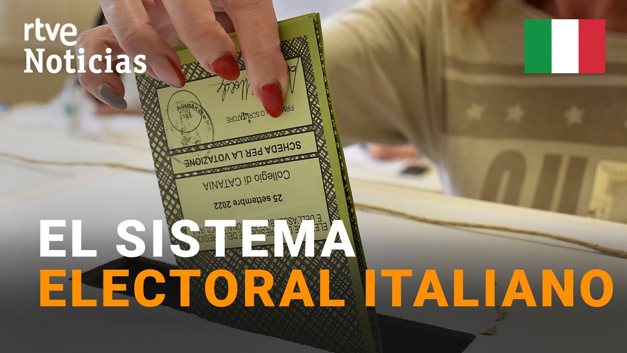 ELECCIONES ITALIA: Así funciona el COMPLICADO SISTEMA ELECTORAL MIXTO I RTVE Noticias