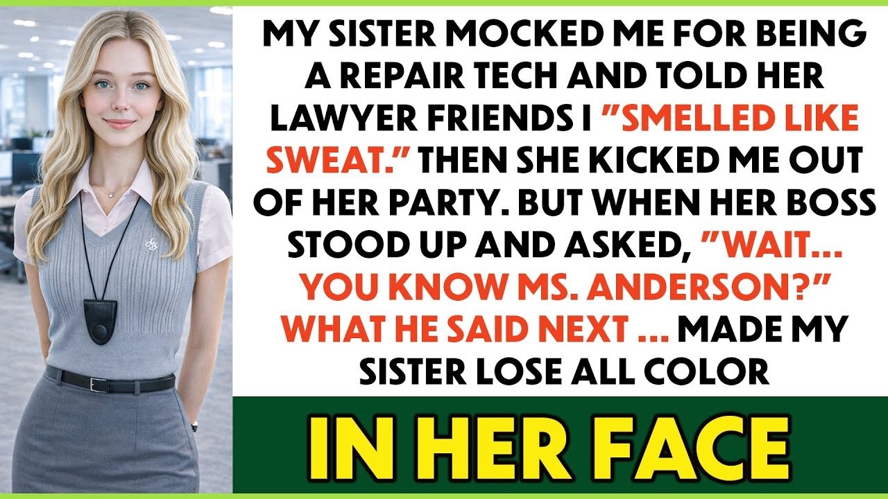 My Sister Kicked Me From Her Party For Being A Repair Tech—Then Found Out I Pay Her Student Loans...