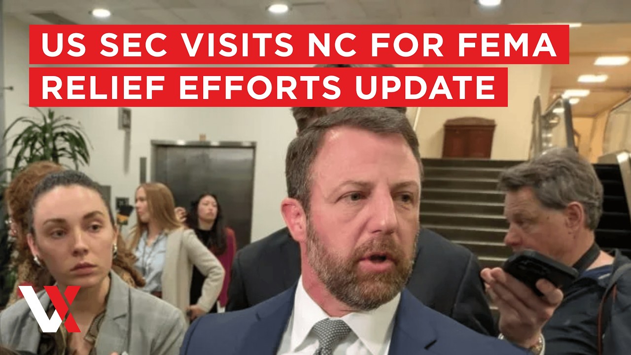LIVE | US Sec Mullin To Review FEMA Disaster Relief Efforts In Western North Carolina | VERTEX