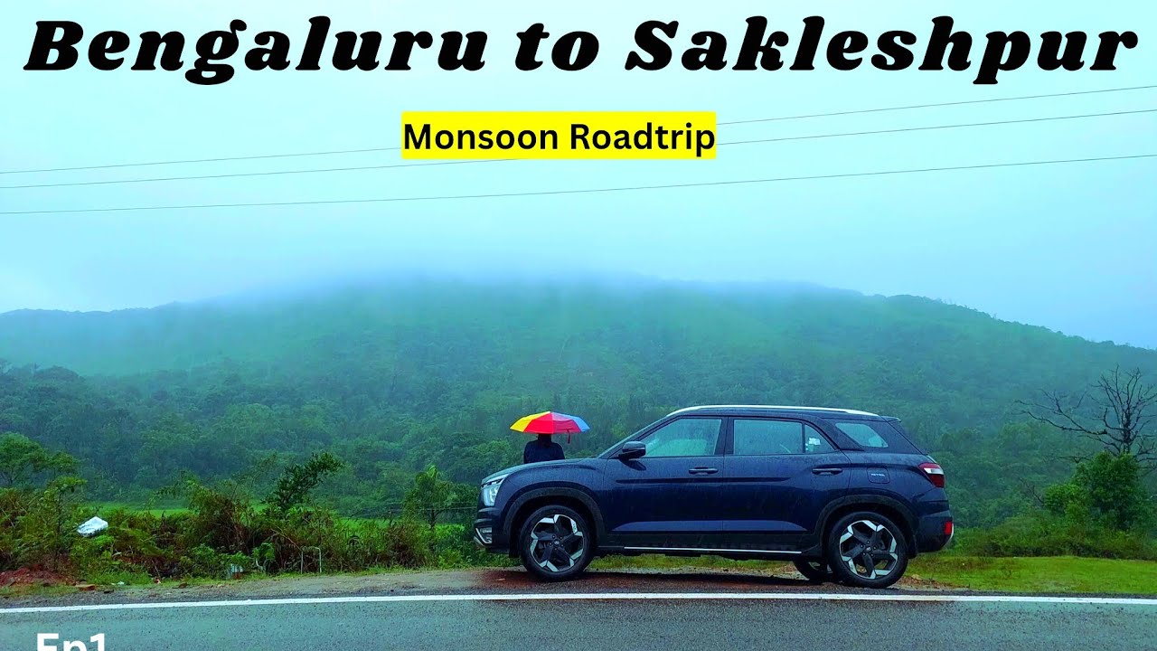 Bangalore to Sakleshpur Roadtrip in Monsoon|275km|A cottage stay in Sakleshpura|Karaj Vlog