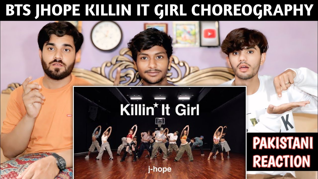 Bts Jhope Killin It Girl Choreography - Pakistani Reaction - Usman Rajpoot