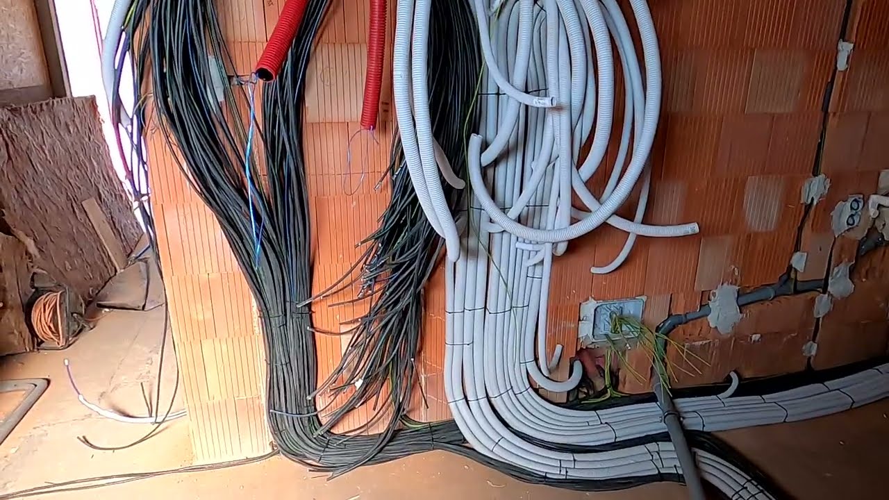 Elektrická instalace - Hotové rozvody
