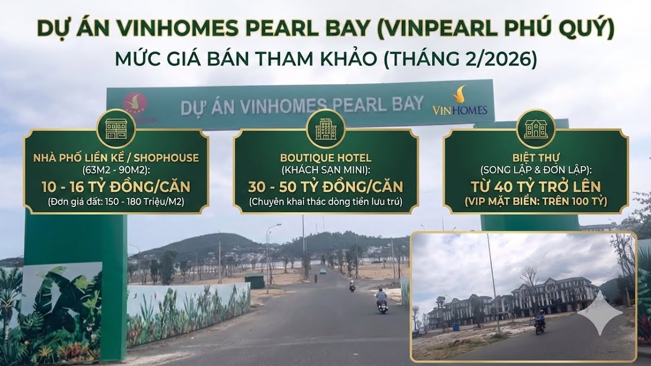 TOÀN CẢNH TIẾN ĐỘ & GIÁ BÁN VINHOMES PEARL BAY (THÁNG 2/2026)