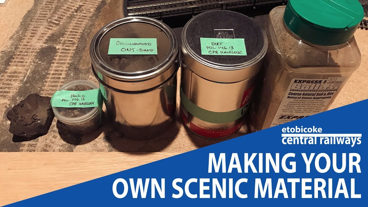 Making Your Own Scenic Material - Dirt and Sand Tutorial