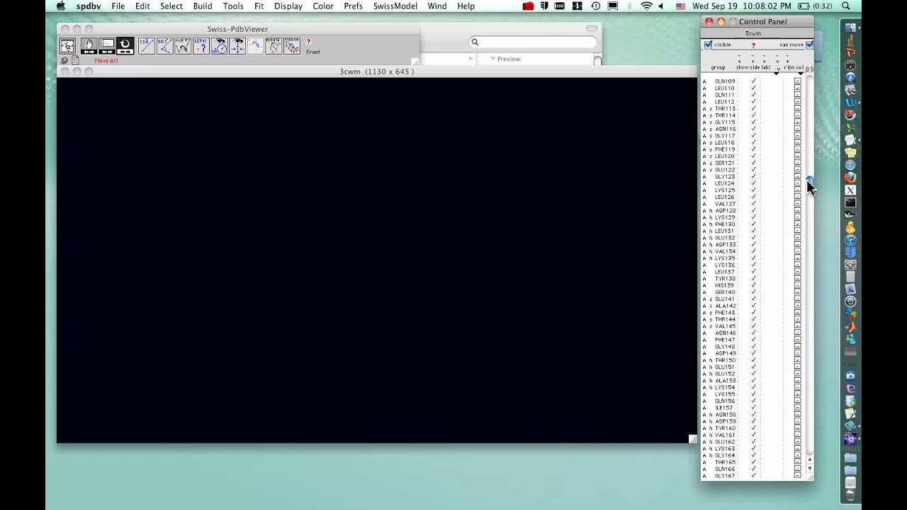 Visualization programs III: Swiss PDB Viewer Tutorial