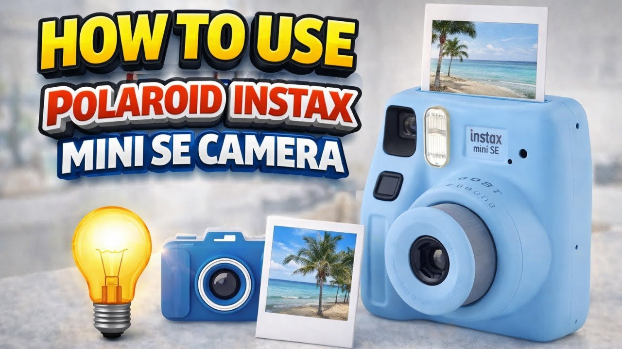 Как пользоваться фотоаппаратом Polaroid Instax Mini SE