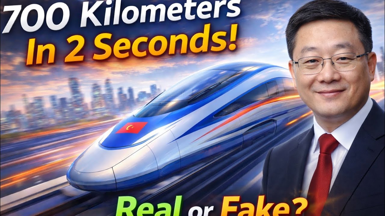 700 Kilometers in 2 Seconds | China Maglev Train | World’s Fastest Train Real or Fake?