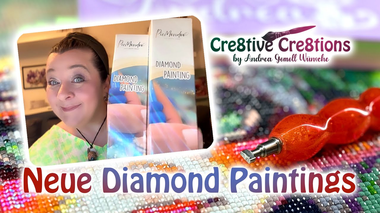 ✨🎨🖌️ Neue Diamond Paintings von Picmondoo - Unboxing & First Look  🖌️🎨✨