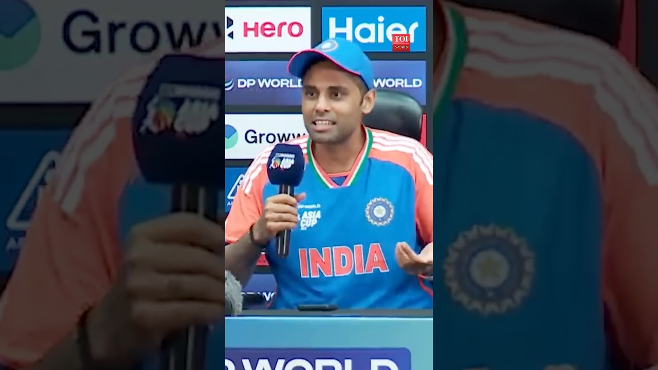 Suryakumar Yadav mocks journalist on trophy controversy question