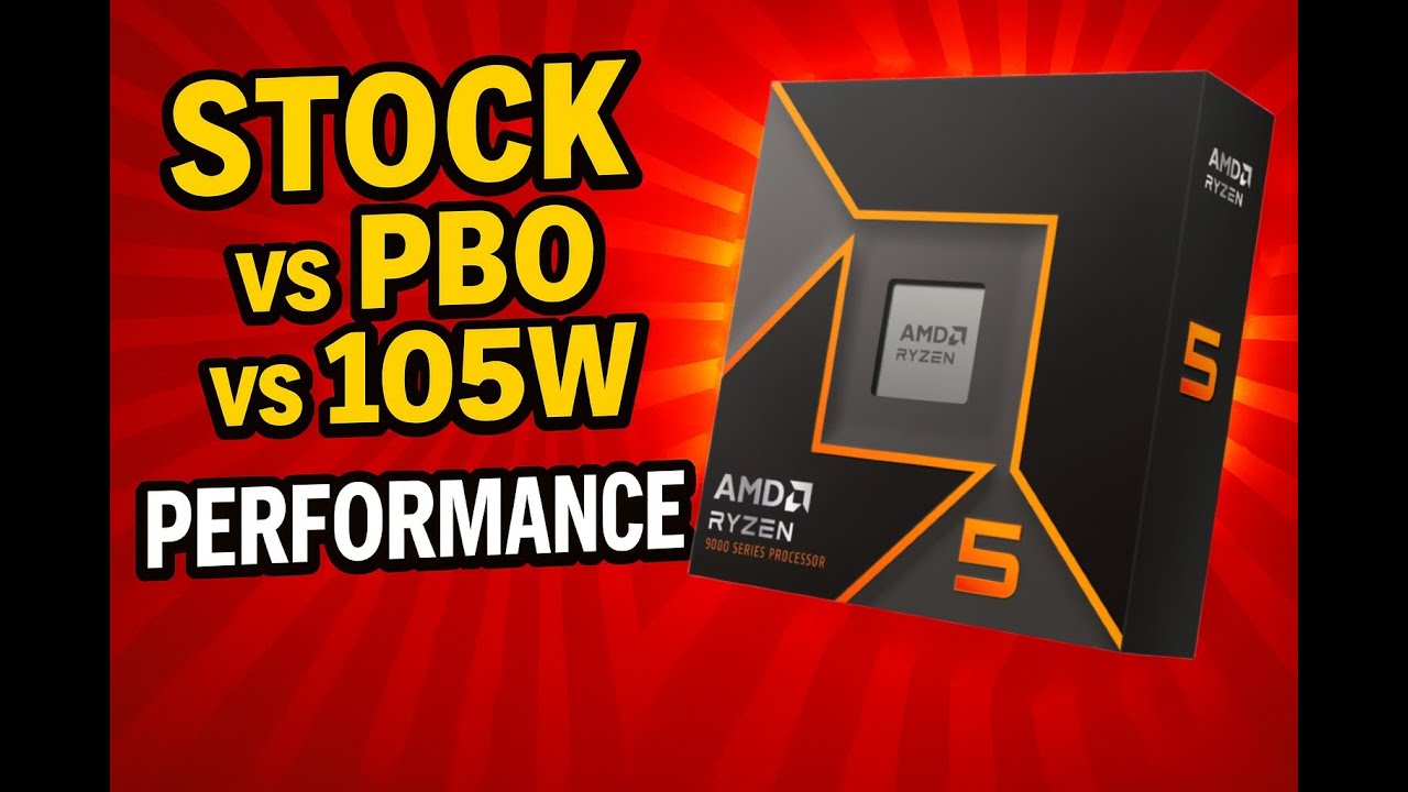 The REAL Performance of Ryzen 9600X: Stock vs PBO vs 105W!