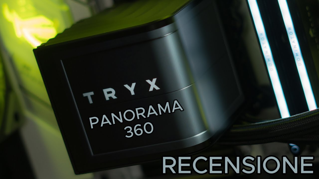 TRYX Panorama 360 Liquid Cooler con Display AMOLED &mdash; Recensione ITA