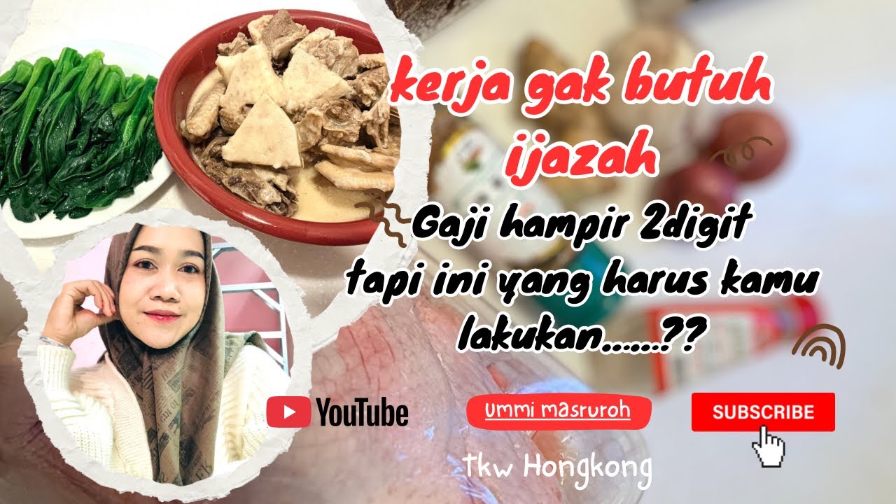 Kerja diHongkong,mau berkembang belajar hal baru disukai bos dan memasak Bebek kesukan Anak 2 nenek