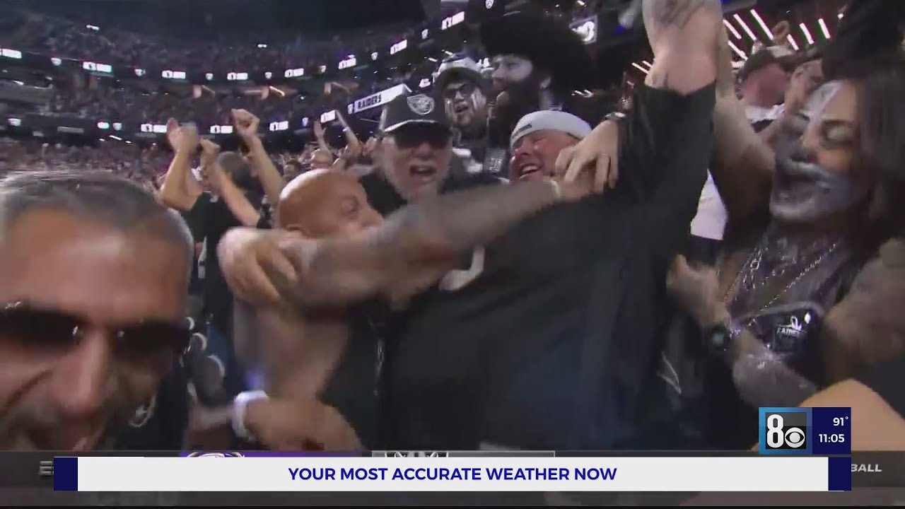 Fans fired up after Las Vegas Raiders' thrilling OT home opener victory