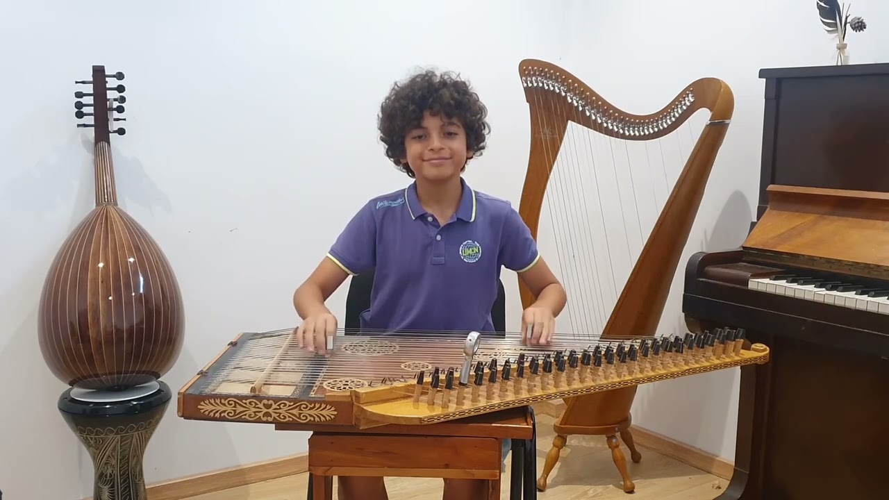 عزف قانون قلبي دليلي غناء ليلى مراد 