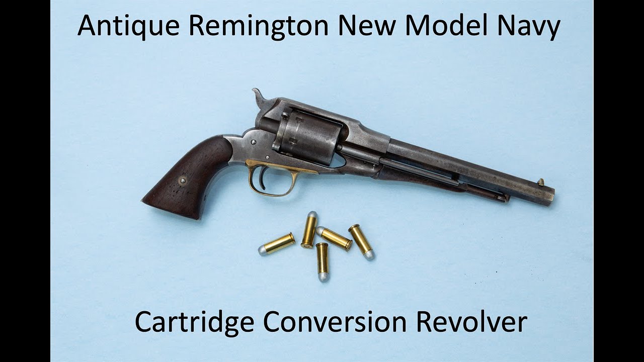 Antique Remington New Model Navy Cartridge Conversion Revolver