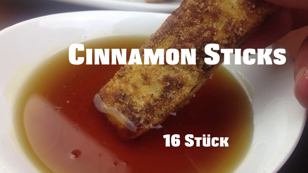 Cinnamon Sticks - Zimtstangen Partysnack Rezept