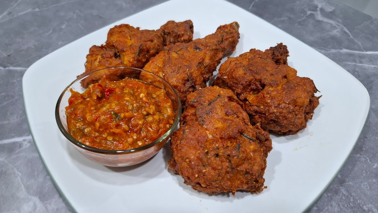 Cara membuat resep AYAM GORENG DAUN JERUK Enak banget