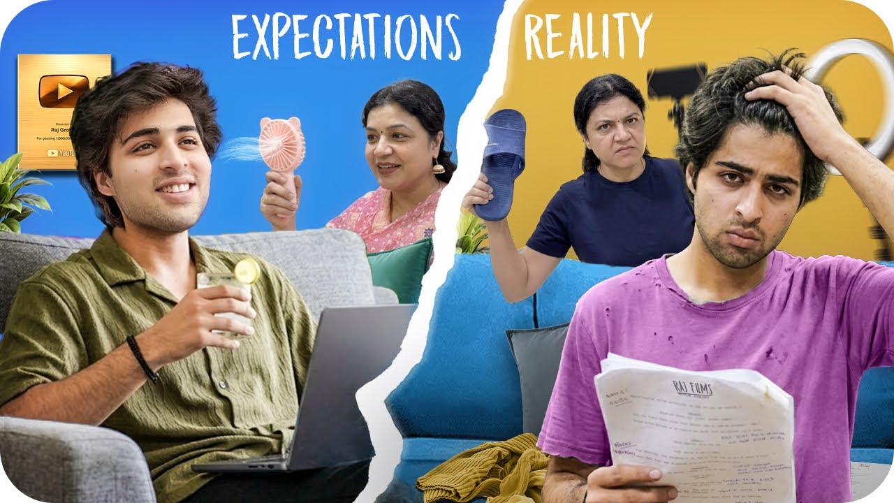 Expectations Vs Reality of a Creator&rsquo;s Life🫣😭 | Raj Grover | #Creatorslife