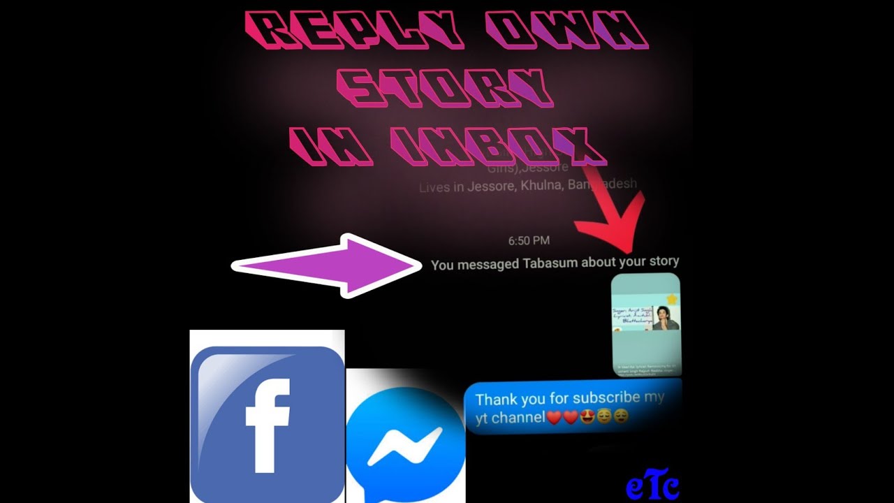 How to Reply Own Story from Facebook to Messenger।। Easy Tech Tips for Facebook