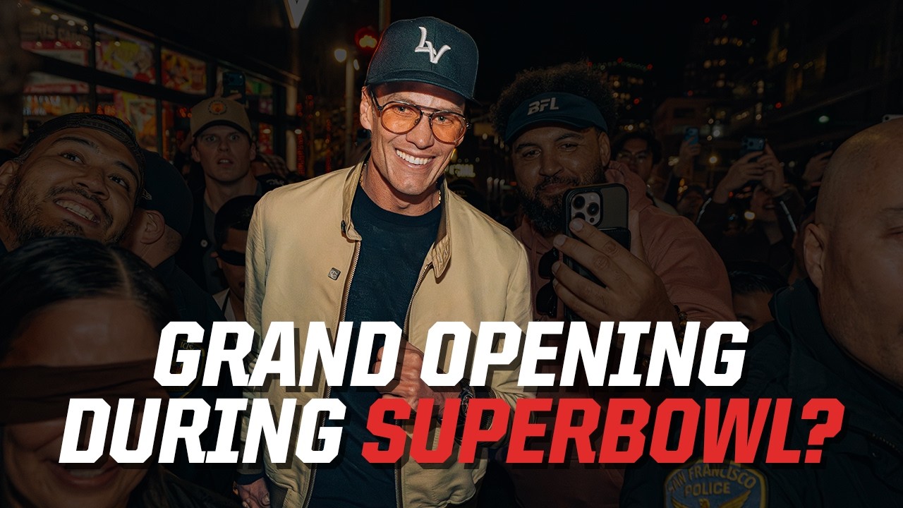 WE OPENED OUR FLAGSHIP STORE ON SUPER BOWL WEEKEND