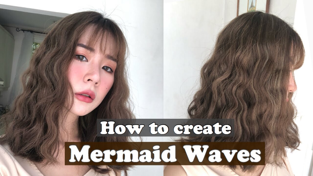 HOW TO ม้วนลอน Mermaid ง่ายๆด้วยเครื่องม้วนผมธรรมดา l Frennicha