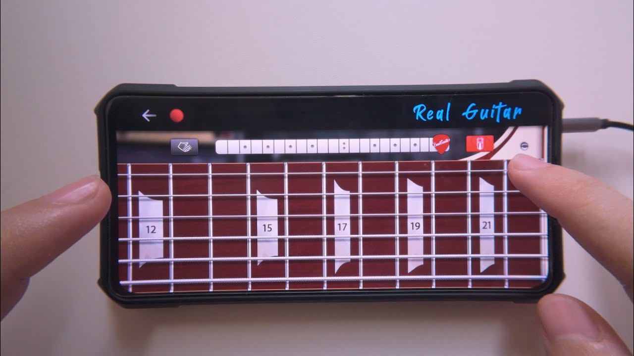 Master Of Puppets solo played on phone