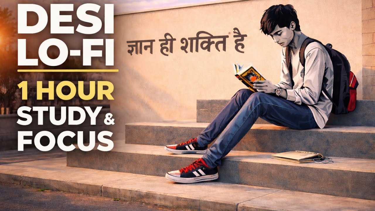 Desi Lo-Fi — 1 Hour Study Focus | Knowledge Is Power