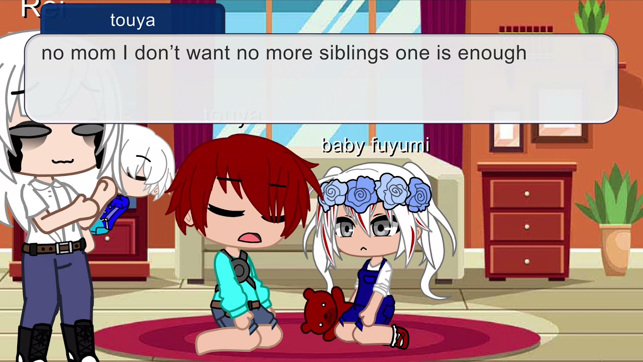 Past touya ￼Reaction when he first saw natsuo..￼