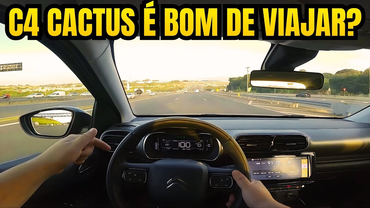 CITROËN C4 CACTUS É BOM DE VIAJAR???