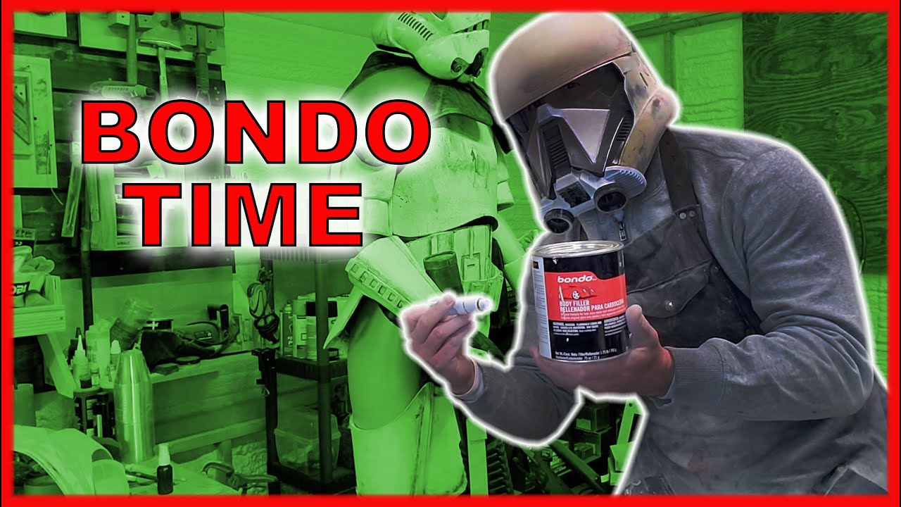 Part 3.5....3d Printed Star Wars Death Trooper Armor.......How I BONDO