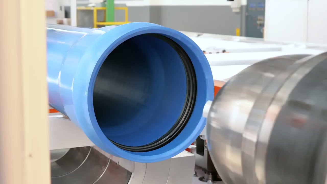 Sica PVC-O pipe socketing with Rieber system