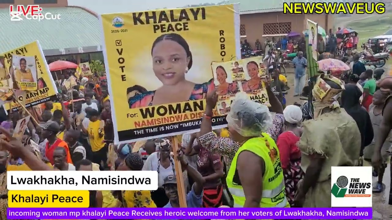 Khalayi Peace puts Lwakhakha on a standstill as she receives a heroic welcome ahead of 17th July