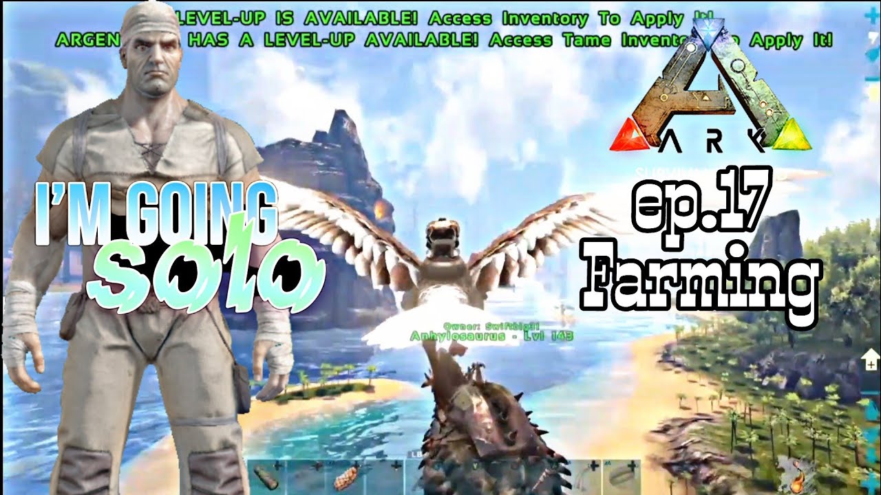 Solo Ark The Center ep.17 Farming