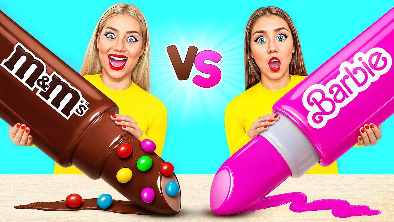 Съедобная Косметика Шоколадный Челлендж | Съедобная Битва от Choco DO
