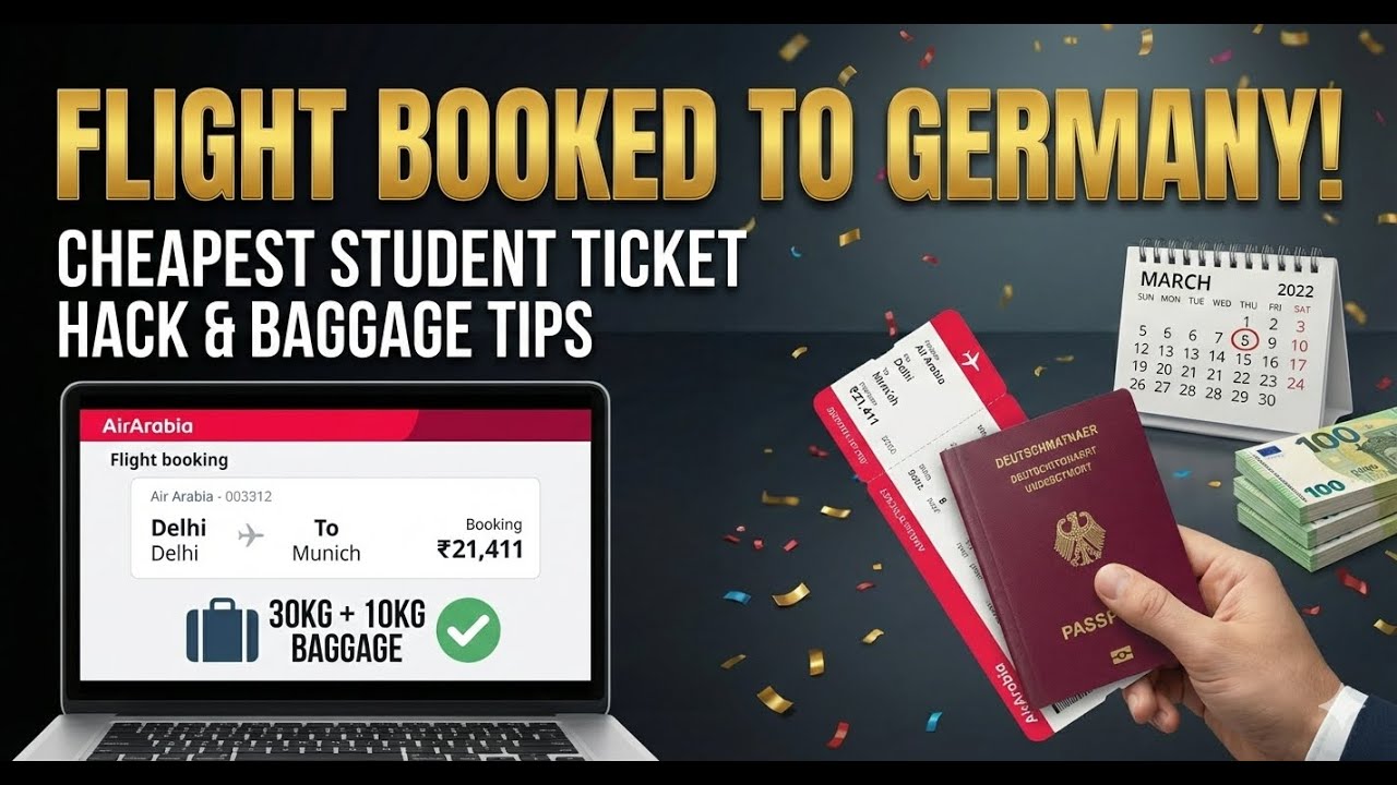I Booked My Flight to Germany! 🇩🇪✈️ (Price, Seat Hack & Baggage)