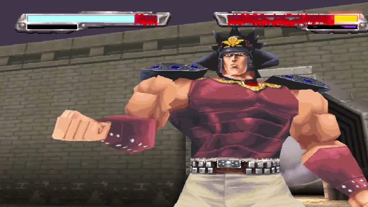 Hokuto no Ken PS1 Battle for Conqueror all fights with Raoh (Seikimatsu Kyuuseishu Densetsu)
