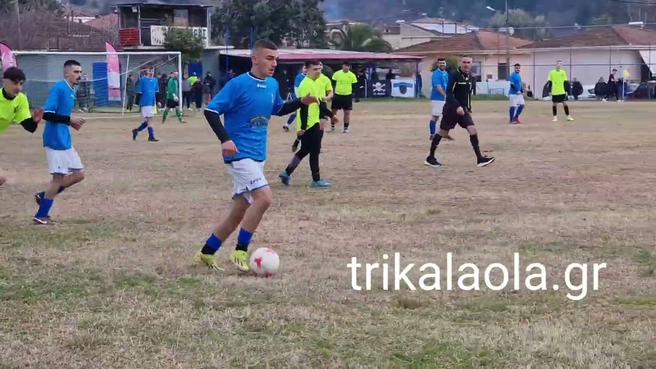 Οικουμένιος  - Ζάρκο 1-2 γκολ φάσεις διάφορες Β Ερασιτεχν. 1ος όμ πρωτάθλημα ΕΠΣ Τρικάλων 23-2-2025