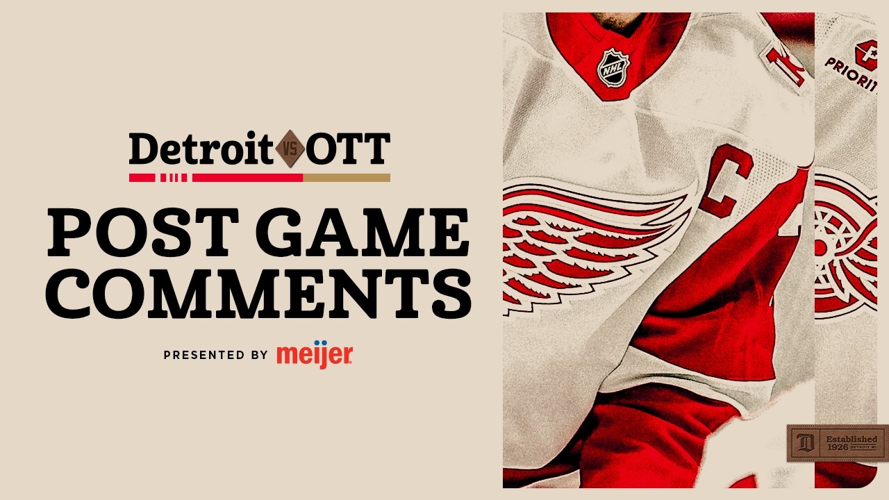 Dylan Larkin, John Gibson, Todd McLellan Post Game Comments @ OTT | Feb 26, 2026