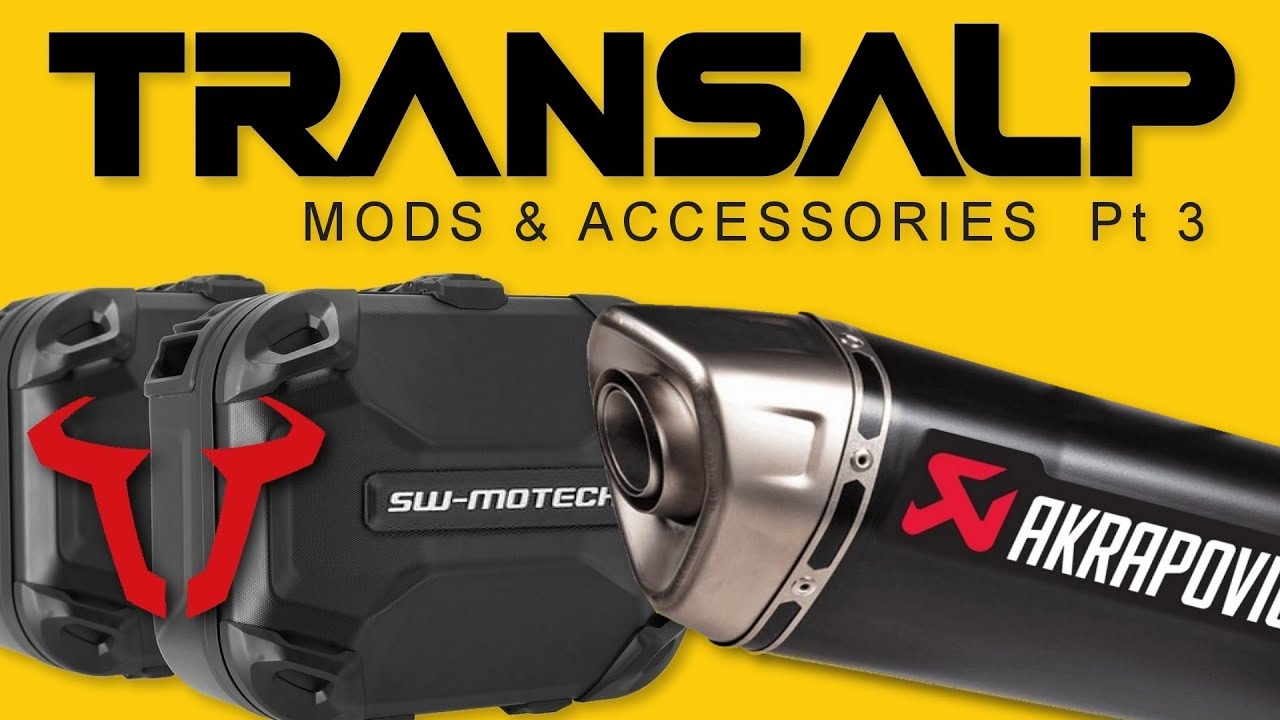 Выхлопная система Akrapovic и корпуса SW Motech DUSC — TRANSALP 750 Mods 3/3 [QuickTest#78]