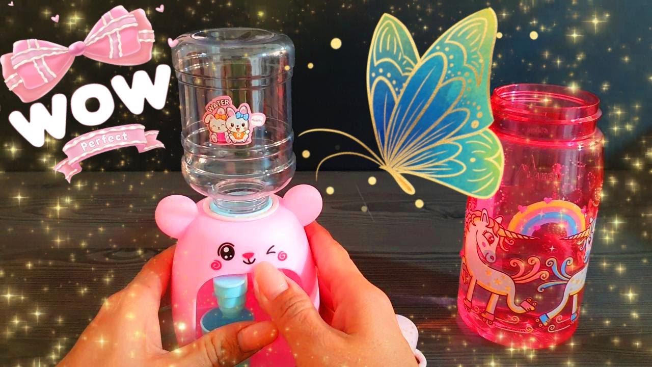 4 Minutes Satisfying with Unboxing HELLO KITTY WATER DISPENSER PINK RABBIT | ASMR (no music)
