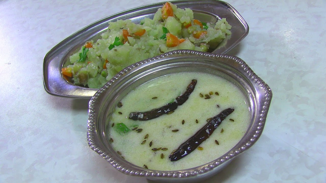 Farali Kadhi Recipe for Upvas - Hot Yogurt Soup for Fasting by Bhavna