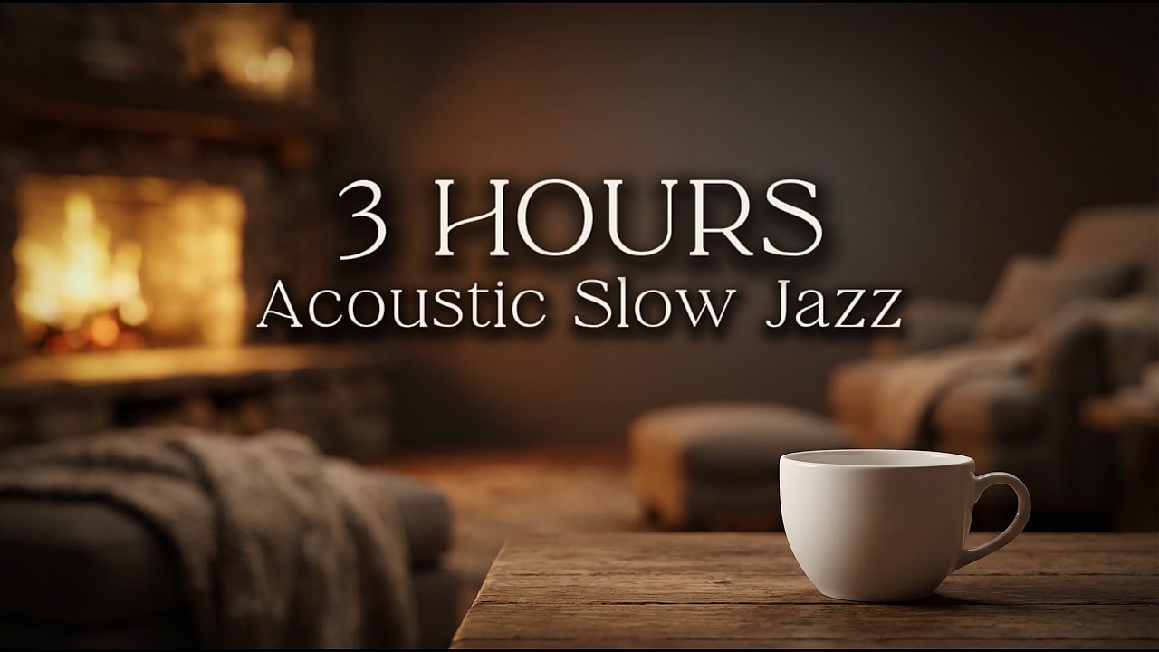 3 Hours Acoustic Slow Jazz – Cozy Background Jazz Mix for Work, Relax & Cafes | SONO LOUNGE