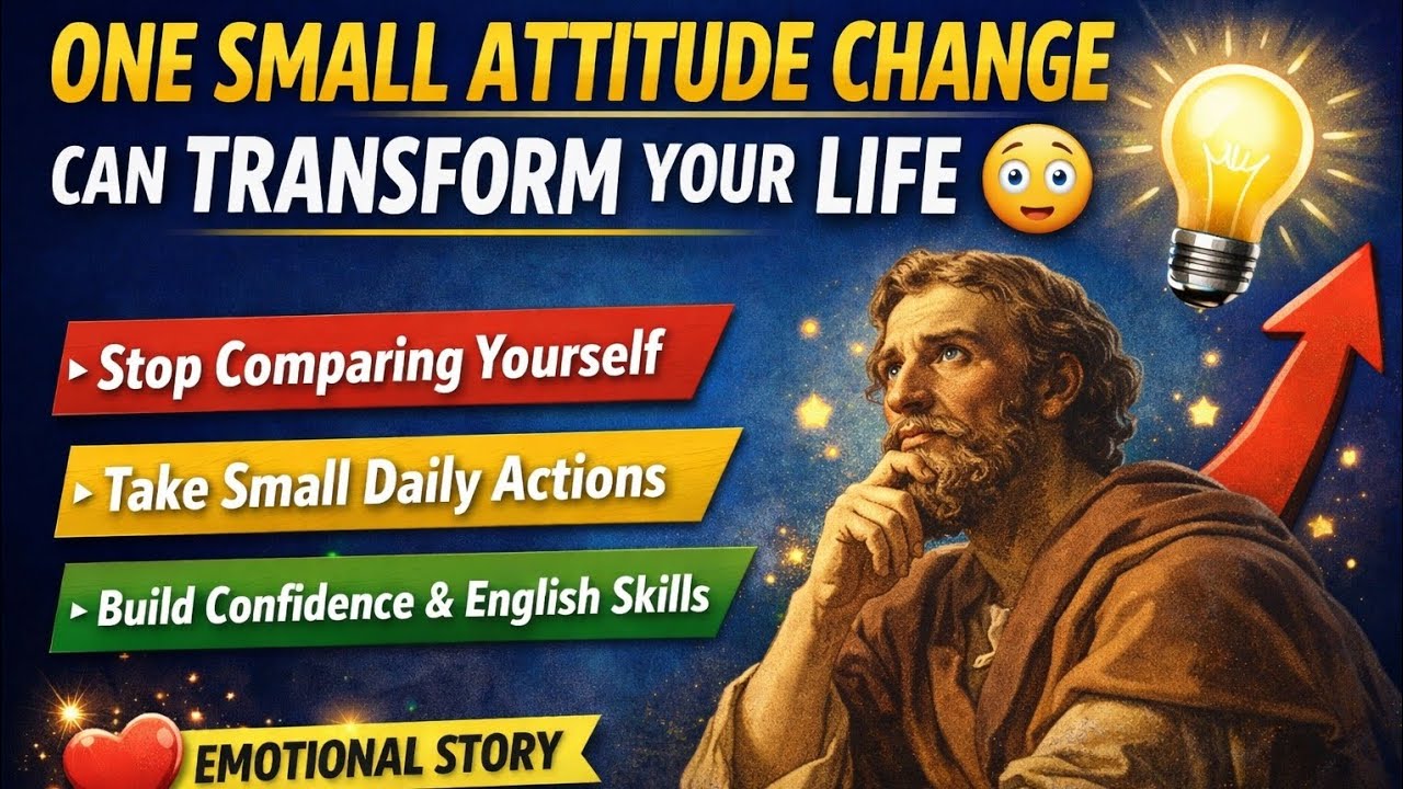 Stop Comparing Yourself! One Attitude Can Change Everything | Learn English Through Story