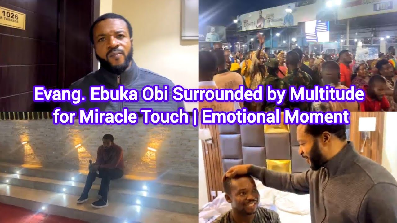 Evang. Ebuka Obi Surrounded by Multitude for Miracle Touch | Emotional Moment