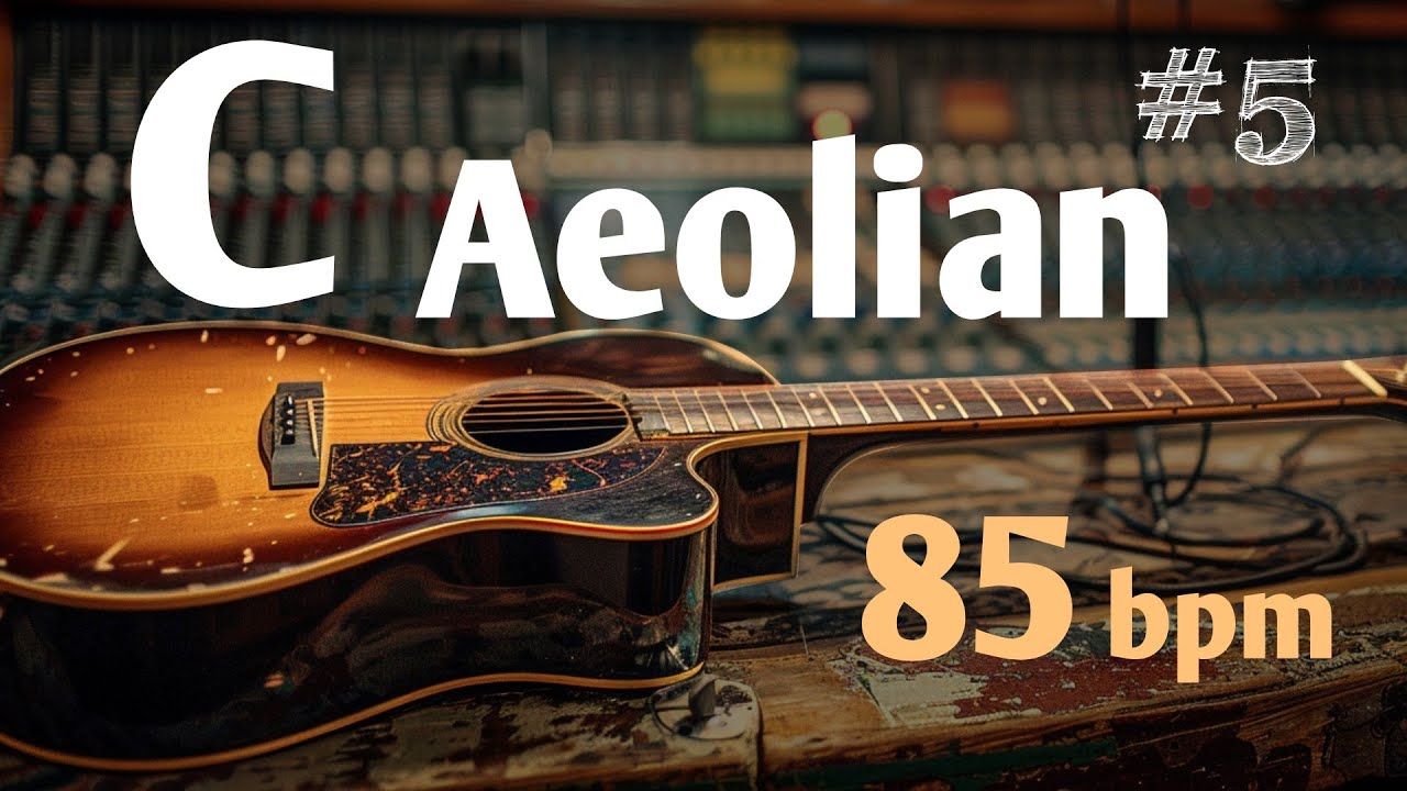 Folk Pop BACKING TRACK in C minor - 85 bpm
