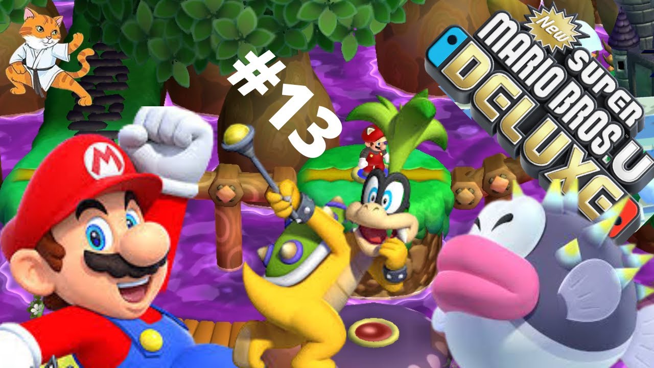 Iggys heiße Sohlen Festung (Münzen) New Super Mario Bros U Deluxe #13